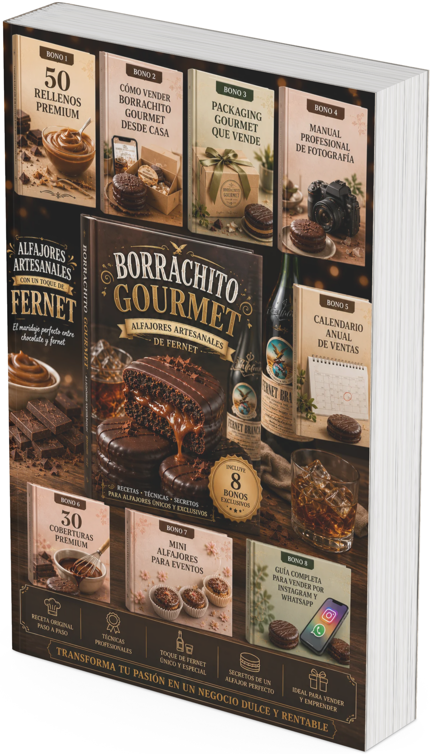 Alfajores artesanales con fernet: para emprender
