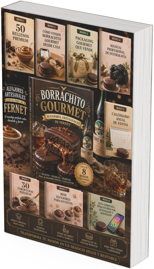 Alfajores artesanales con fernet: para emprender