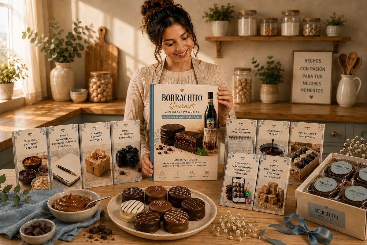 ALFAJORES ARTESANALES (+ 9 BONOS DE REGALO)